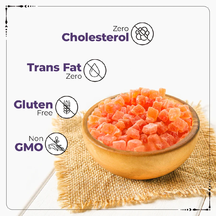 Happilo Premium International Dried Papaya, 200 g-3.webp